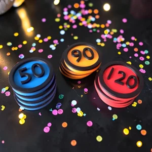 Set of game counters